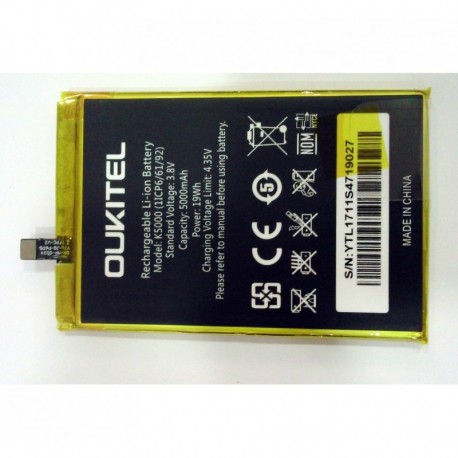 Bateria Original Oukitel K5000 5000mAh Li-ion Polymer