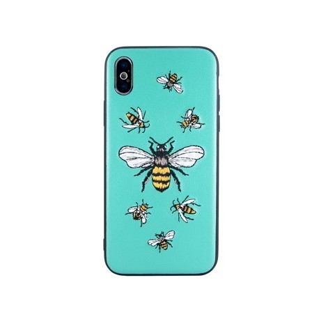 Benjamins Embroidered iPhone X/XS Bee - 8034115953311