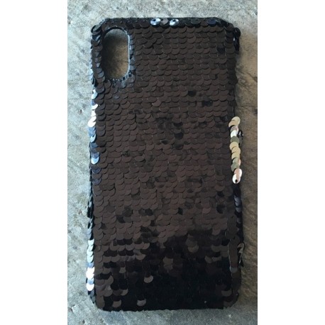 Benjamins Paillettes iPhone XS Max Black/silver - 8034115955506