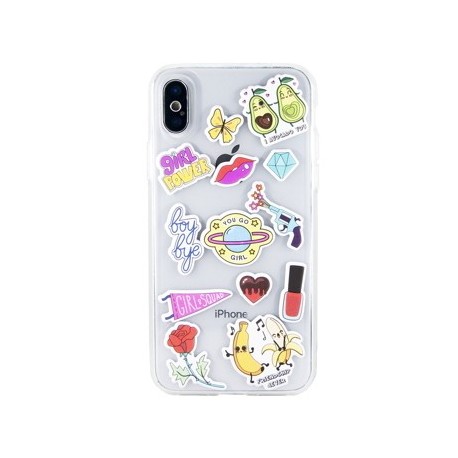 Benjamins Puffy Stickers iPhone X/XS Girl - 8034115953281