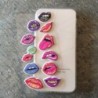 Benjamins Puffy Stickers iPhone X/XS Lips - 8034115954264