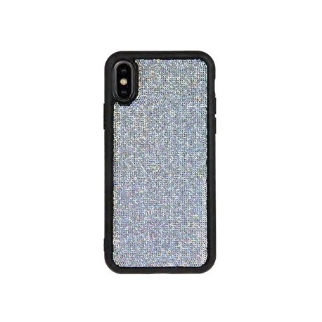 Benjamins Sequins Case iPhone XR Pearl/silver - 8034115956381