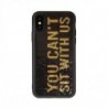 Benjamins Sequins Quote iPhone X/XS Can't Sit With Us - 8034115956510