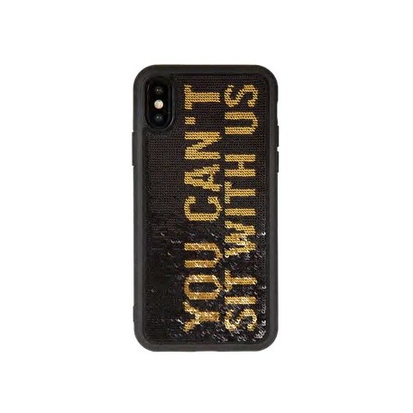 Benjamins Sequins Quote iPhone XR Can't Sit With Us - 8034115956534