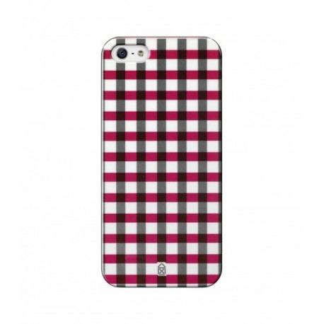 Case Scenario Boy&Girl clip-on iPhone 5/5s/SE Red Check - 3760154075626