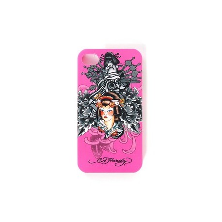 Ed Hardy Hard Shell Faceplate iPhone 4 Geisha Collage - 0705105401072