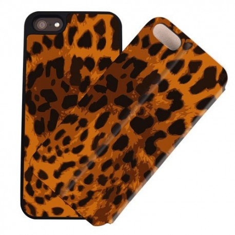 i-Paint Double Case iPhone 5/5s/SE Leopard - 8053264071363