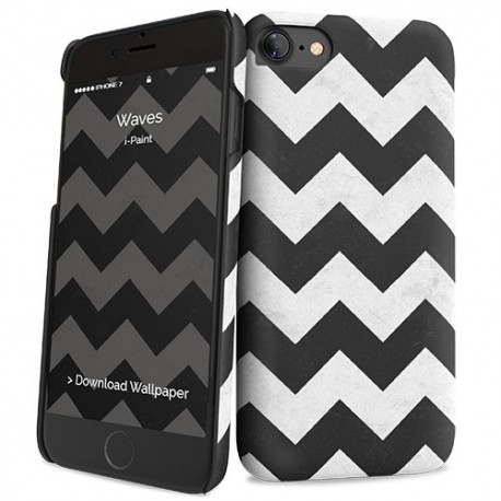 i-Paint Hard Case iPhone SE/8/7 Waves - 8053264073084