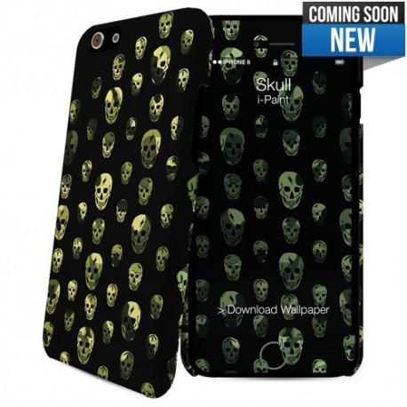 i-Paint Hard Case+Skin iPhone 6/6s Skull - 8053264071684
