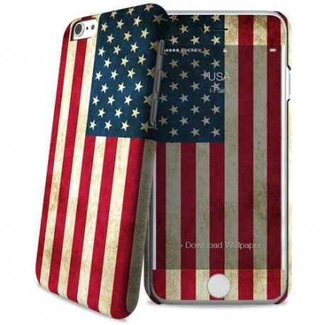 i-Paint Hard Case+Skin iPhone 6/6s USA - 8053264070847