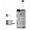 IN1 Multi-Tool case iPhone 5/5s/SE Clear/black Tools - 0858741004135