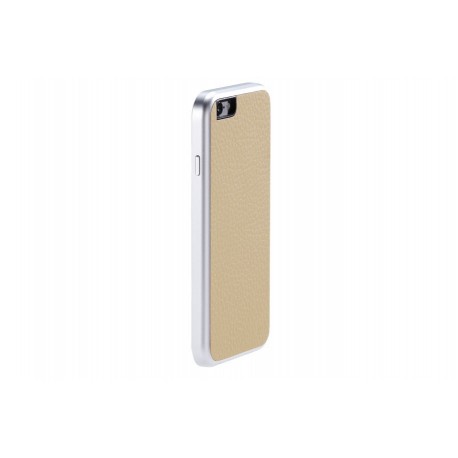 Just Mobile AluFrame Leather iPhone 6/6s Gold - 4712176187060