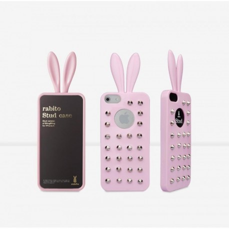 Rabito Rabito Stud iPhone 5/5s/SE Baby Pink - 8809325231821