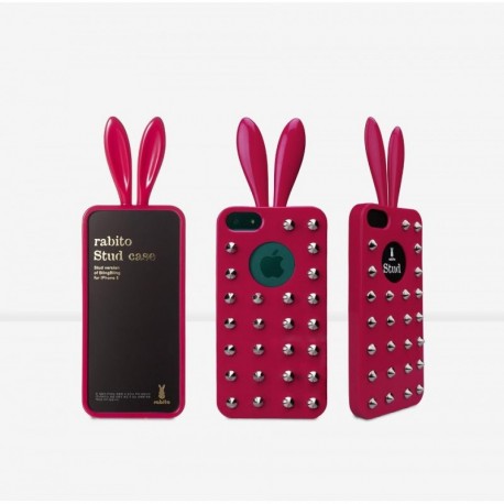 Rabito Rabito Stud iPhone 5/5s/SE Hot Pink - 8809325231852