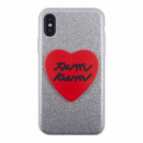 Silvia Tosi 3D Case iPhone X/XS Heart - 8034115951225
