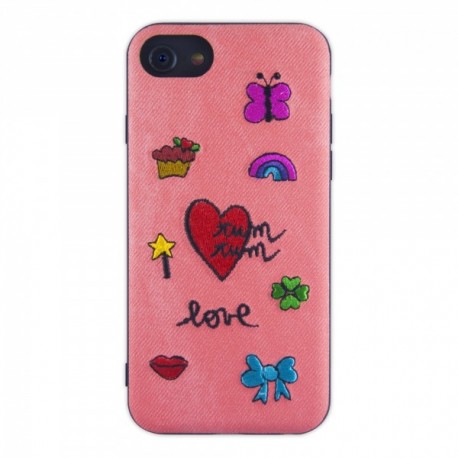 Silvia Tosi Embroidered iPhone SE/8/7/6s/6 Tum Tum - 8034115952987