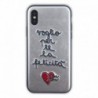 Silvia Tosi Embroidered iPhone X/XS Felicità - 8034115952833