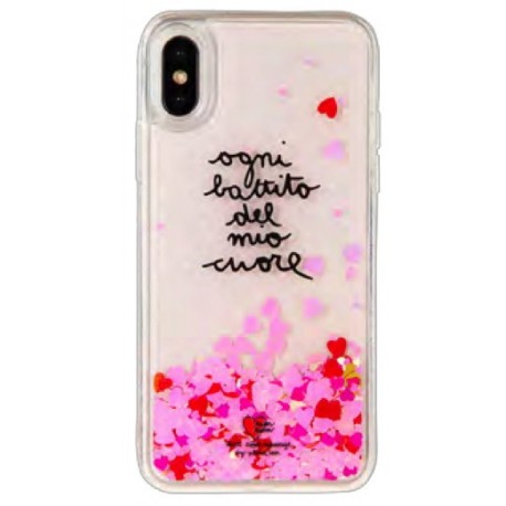Silvia Tosi Liquid Case iPhone X/XS Mio Cuore - 8034115954684