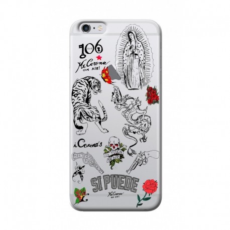 SiPuede Transparence iPhone 6/6s Tattoo - 8034115949765