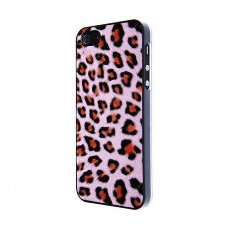 Vcubed3 Eco-Leather iPhone 5/5s/SE Pink Leopard - 8034115944722
