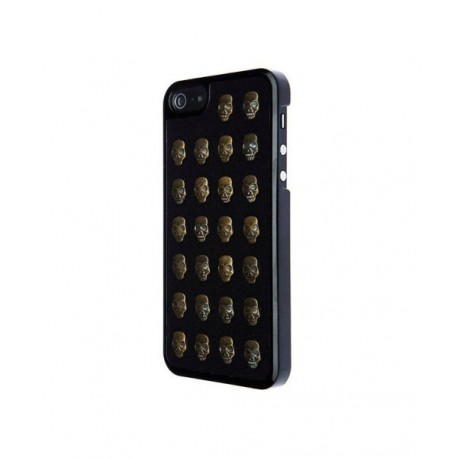 Vcubed3 Metal Skull iPhone 5/5s/SE Black/Gold - 8034115944838