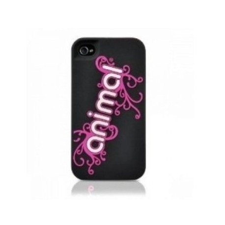 Contour Design animal Silicone Corp Logo iPhone 4 Black & Pink - 0743870017821