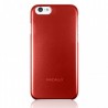Macally Metallic Snap-on Case iPhone 6 6s Red - 8717278767918