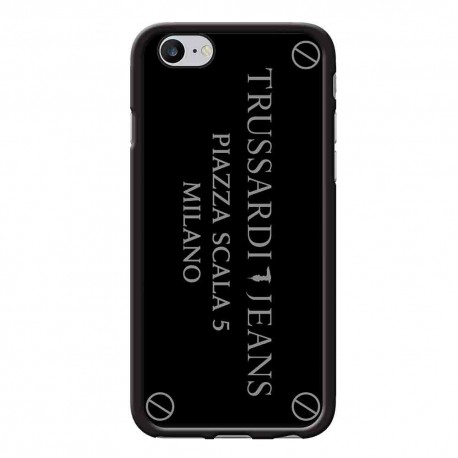 Trussardi Metal Case iPhone 7 Plus Black - 8034115949475