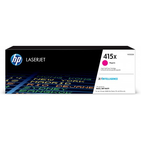 Toner HP 415X Magenta Alto Rendimento - LaserJet M454/479 - 0192018046412