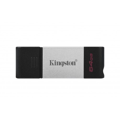 Pen Drive Kingston 64GB DataTraveler 80 USB 3.2 Type C - DT80 - 0740617306354