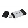 Pen Drive Kingston 64GB DataTraveler 80 USB 3.2 Type C - DT80 - 0740617306354