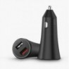 Carregador de Isqueiro Carro XIAOMI Mi 37 W Dual-Port Car Charger Preto - 6934177716201