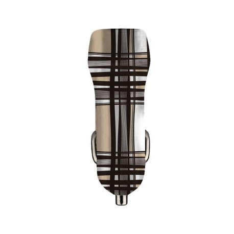 Benjamins Car Charger 2x USB Tartan - 8034115948102