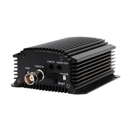Hikvision DS-6701HFI Encoder de 1 Canal Analógico a 1 Canal IP Resolução até 4CIF H.264 com Áudio Alarmes e Slot MicroSD