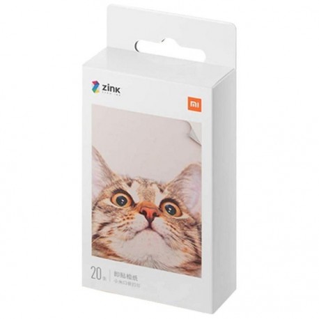 Papel XIAOMI para Mi Portable Photo Printer Paper 2x3" 20 Folhas - 6934177716485