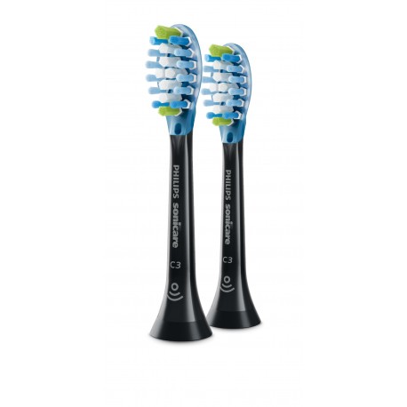 Philips Sonicare HX 9042/33 Embalagem de 2 cabeças normais para escova de dentes sónica, 2 unidade(s), Preto - 8710103805601