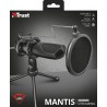 Microphone TRUST GXT 232 Mantis Streaming USB Omnidirecional Preto - 22656 - 8713439226560