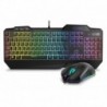 Teclado NOX Krom Krusher SEMI-MECHANICAL RGB COMBO - 8436587971068