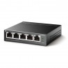 Switch De Mesa TP-Link 5 Portas Gigabit 4portas PoE+ - TL-SG1005LP - 6935364052720