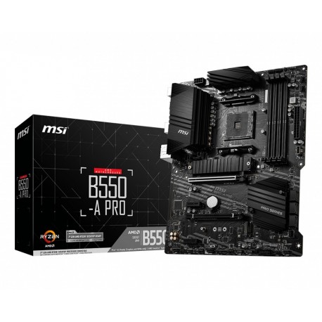 MOTHERBOARD MSI B550-A Pro AMD B550 Socket AM4 ATX - 4719072733667