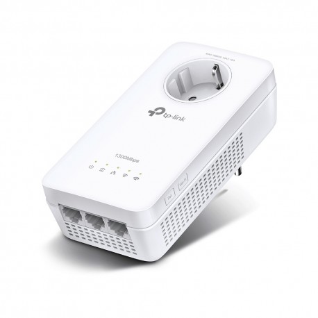 Adaptador PowerLine TP-LINK TL-WPA8631P adaptador de rede PowerLine 1300 Mbit/s Ethernet LAN Wi-Fi Branco 1 unidade(s) - 6935364052522