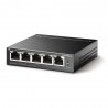 Switch De Mesa TP-Link 5 Portas Gigabit 4portas PoE+ - TL-SG1005LP - 6935364052782