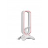 SUPORTE AUSCULTADORES MARS GAMING MHHPRO 3IN1 CONTROL RGB HEADSET HOLDER+MOUSE BUNGEE+2XUSB3.0 WHITE - 4710562757675