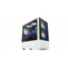 CAIXA MICRO-ATX CASE MARS GAMING MCZ PREMIUM. 2X FRGB FAN. WINDOW. MESH. WATERC.. WHITE - 4710562757972
