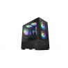 CAIXA MICRO-ATX CASE MARS GAMING MCZ PREMIUM. 2X FRGB FAN. WINDOW. MESH. WATERC.. BLACK - 4710562757965