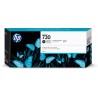 Tinteiro HP 730 Preto Foto 300ml - DesignJet Serie T1700 - 0190781771319