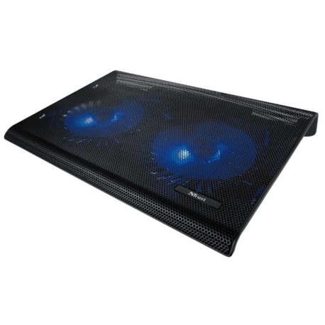 Base TRUST Azul 2x Ventoinhas Notebooks até 17.3" - 20104