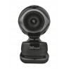 WebCam TRUST Exis Webcam - Black Silver - 17003