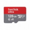 Micro SD SanDisk Ultra MicroSD 128 GB Ultra MicroSDXC 100MB/s Class 10 UHS-I Cinzento, Vermelho - 0619659185510
