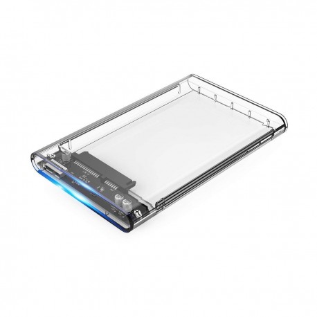 Caixa para Disco HDD 2.5" CoolBox COO-SCT-2533 Caixa para Discos Rígidos Compartimento SSD Cinzento 2.5" USB3.0 Transparente - 8436556148361